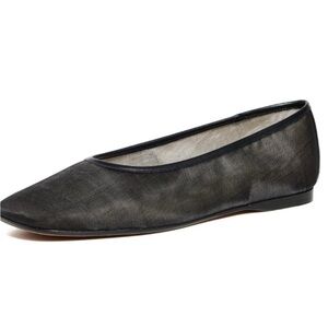 NWOT Vince Women’s Leah Mesh Flats – Black, Size 8M